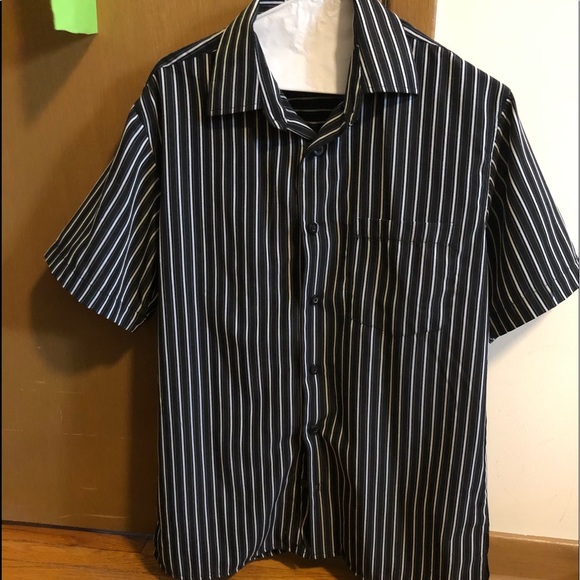 Michael Brandon short sleeve striped dress shirt - Picture 2 of 4